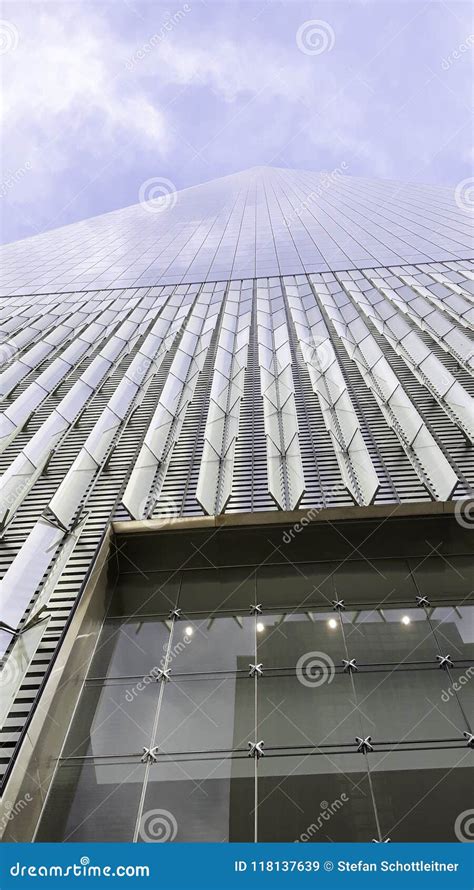 View To The Sky On A Skyscraper From The Street Stock Image Image Of