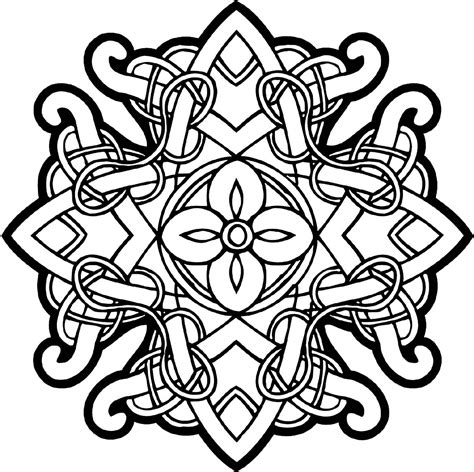 Free Celtic Mandala Coloring Pages Coloring Pages