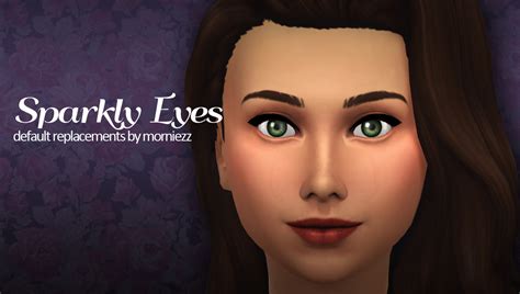 Sparkly Eyes Maxis Match Default Replacements For Sims 4