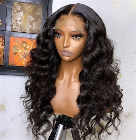 Body Wave 13x4 Hd Lace Front Wig Human Hair Brazilian Etsy