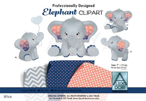 Cute Baby Elephant Graphic By Adlydigital · Creative Fabrica