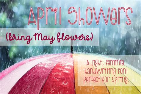 April Showers Daily Freebies