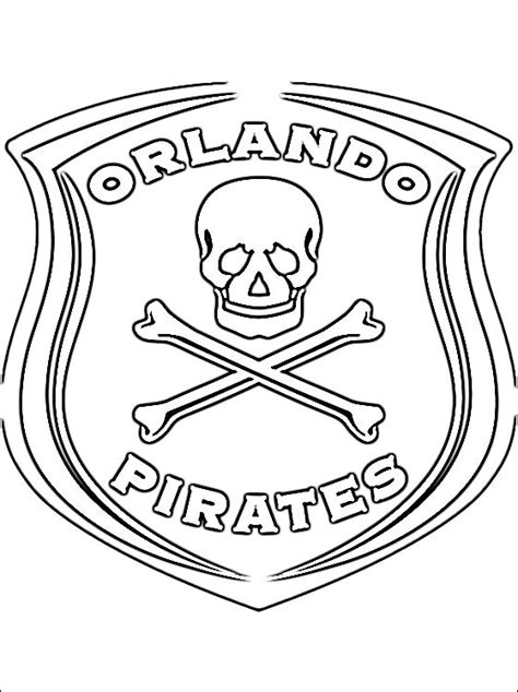 Fifa 21 orlando pirates south africa premier sl. Orlando Pirates FC kleurplaat | Gratis kleurplaten