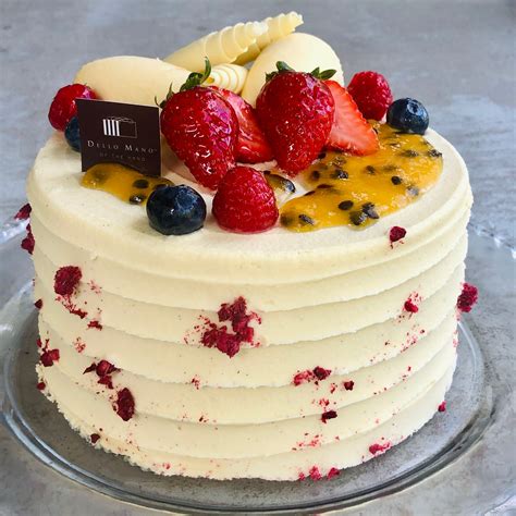 Raspberry And Passionfruit Torte Cake