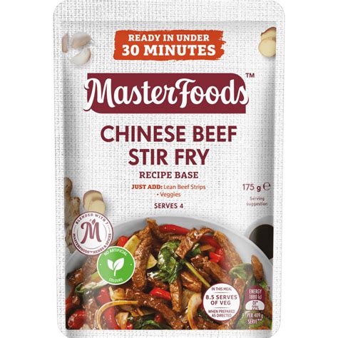 Try Our Easy Chinese Beef Stir Fry Recipe Base Masterfoods
