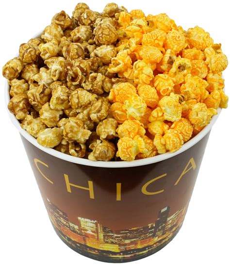 Signature Popcorn 1 Gallon Gold Chicago Skyline Reusable