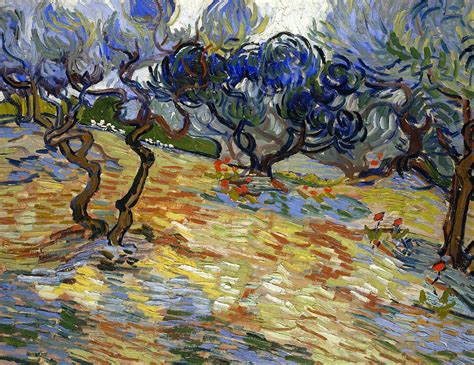 The Garden Of Gethsemane On The Mount Of Olives Painting Vincent Van Gogh Oil Paintings