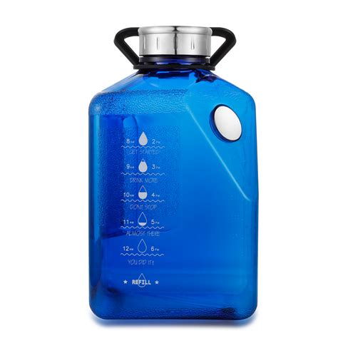 FUNUS 91OZ / 2.7L Gallon Water Bottle Gym Water Bottle With Manget Used ...