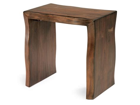 In this article, you'll learn: Flexsteel Farrier Rustic Log-Cut Chairside Table | Rotmans | End Tables