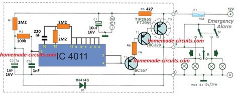 Flasher Unit Circuit Diagram Wiring Diagram And Schematics