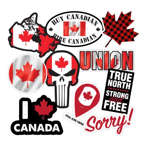 Canadian Sticker Bundle Union Made Stickers Reviews On Judgeme