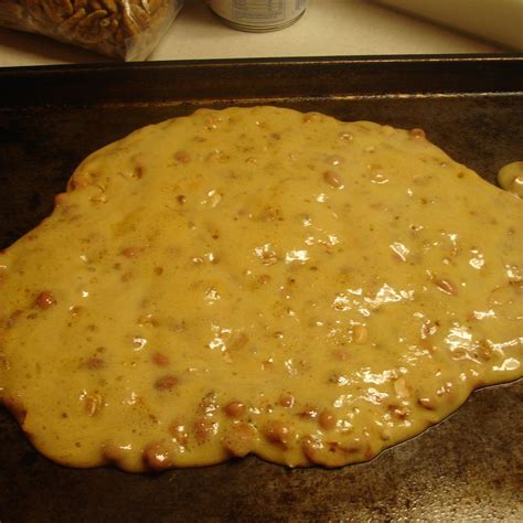 Spread the candy out onto a. Microwave Peanut Brittle