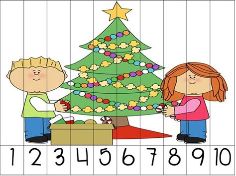 Porque a los míos les encanta. rompecabezas numericos para navidad (3) - Orientación ...