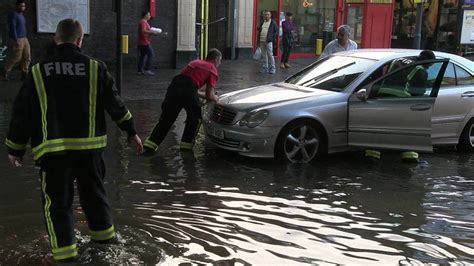 Children Rescued As Flash Floods Hit Parts Of Uk Bbc News