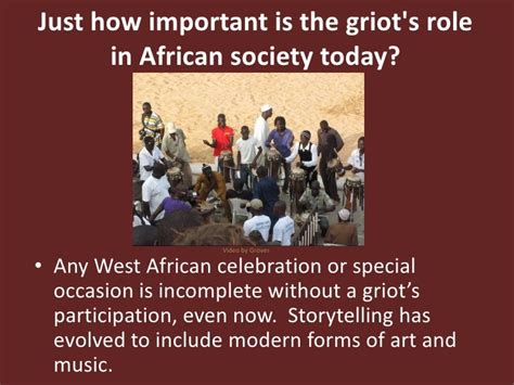 What Is A Griot Slideshare