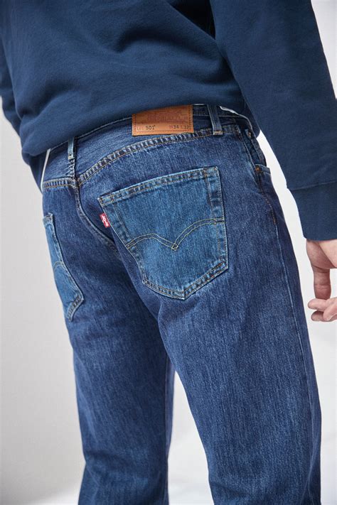 Buy Levis Stonewash Blue 501 Original Straight Jeans From The Next