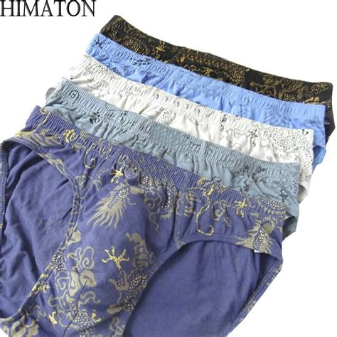 Himaton 100 Cotton Briefs Underwear Mens Briefs U Convex Men