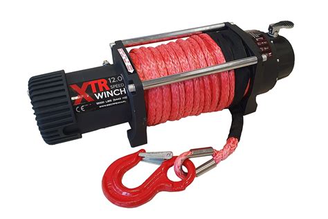 electric winch xtr speed 12000lbs [5443kg] with synthetic rope