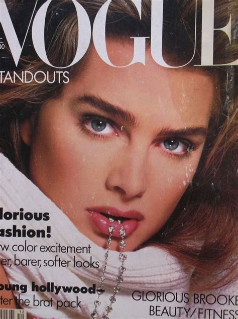 Pin By Gcrush On Vogue Decades Brooke Shields Vogue Magazine Covers