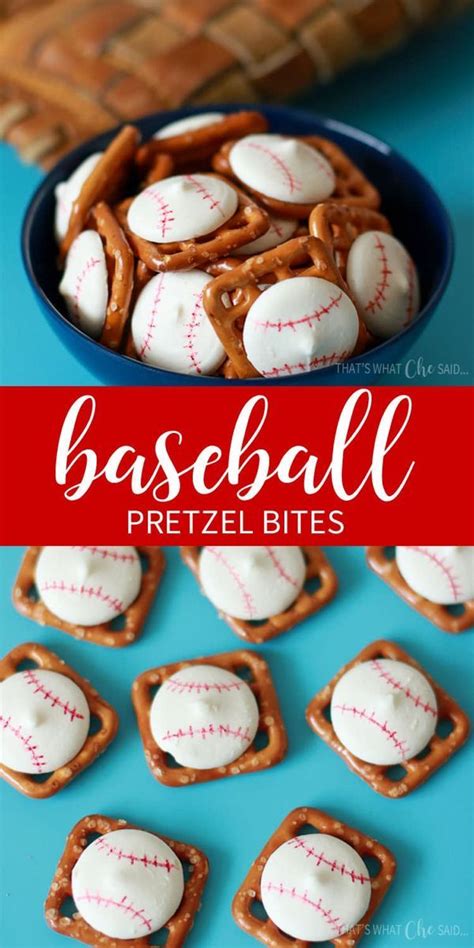 Baseball Pretzel Bites Artofit
