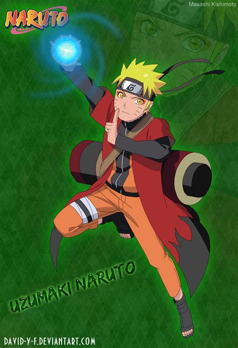 Naruto Uzumaki In Sage Mode By Davidyf On Deviantart