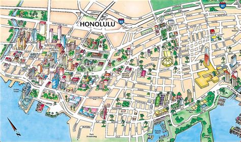 Printable Map Of Waikiki Free Printable Maps
