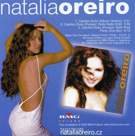 Natalia studied drama at the age of eight and at twelve started auditioning for advertisements. Natalia Oreiro - Cambio Dolor (2000, CD) | Discogs