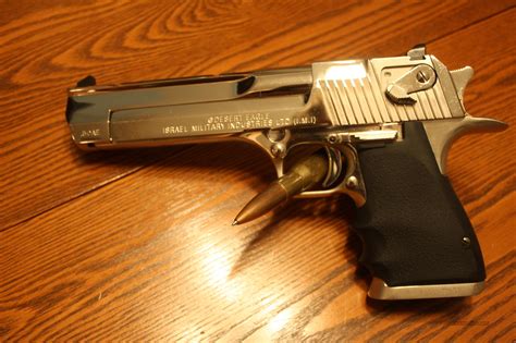 Desert Eagle 50 Ae Bright Nickel For Sale At