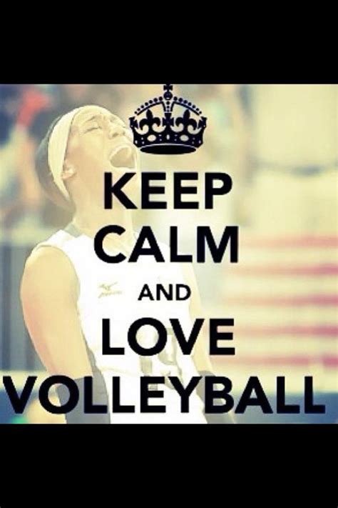 Keep Calm And Love Volleyball Volleyball Girls Volleyball Sport