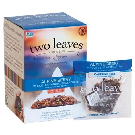 Two Leaves And A Bud Teas Packed 6 Boxes Of 15 Sachets Decatur Espresso