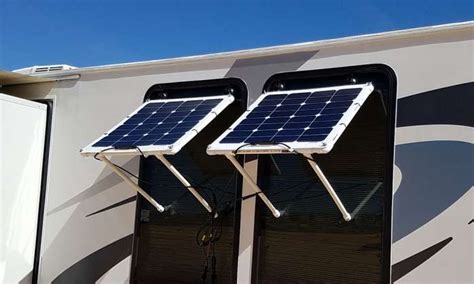 Diy Solar Panel Window Awning Rv With Tito