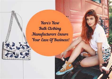 If you intend to start your own clothing business with custom products or are wondering how to get your clothing designs made, finding a clothing manufacturer to turn your designs into products is what you need to think of. wholesale-clothing-manufacturers.jpg