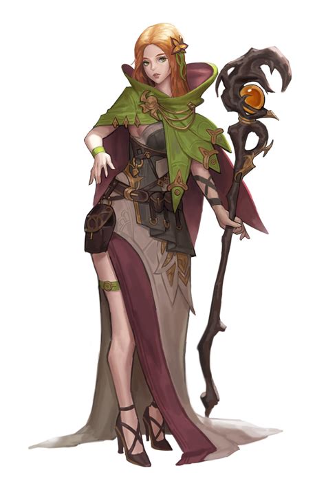 Artstation Doodle Cotta Fantasy Character Design Female