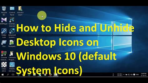 How To Show Or Hide Desktop Icons In Windows 11 Windows11 Youtube