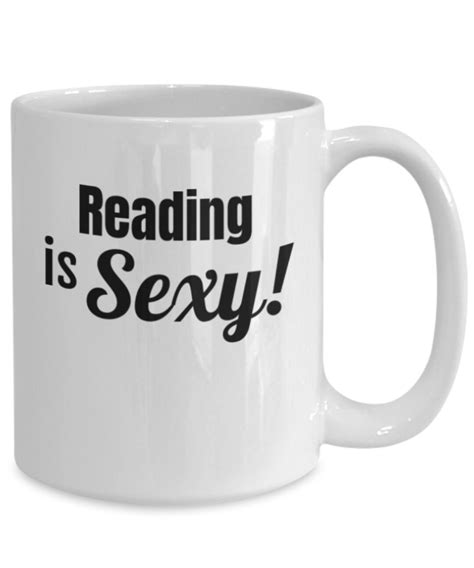 reading is sexy mug book lovers reading lovers mug about etsy
