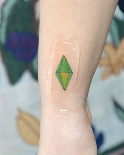 Sims Plumbob Tattoo