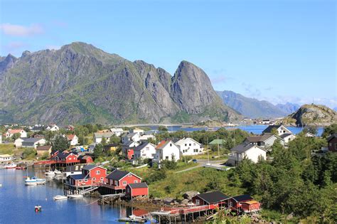 The classic view to Reine, Norway