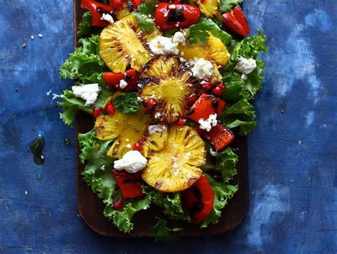 Maybe you would like to learn more about one of these? Grilled Pineapple Salad Recipe - Fun FOOD Frolic