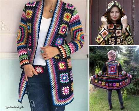 This pattern is available as a free ravelry download. Crochet Granny Square Jacket Tutorial Pattern