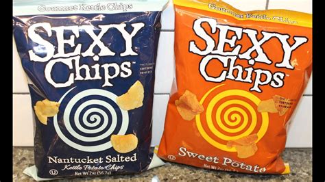 sexy chips nantucket salted and sweet potato review youtube