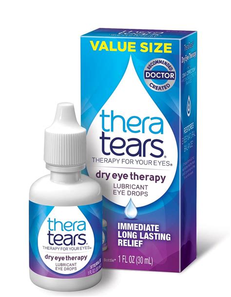 Theratears Eye Drops For Dry Eyes Dry Eye Therapy Lubricant Eyedrops