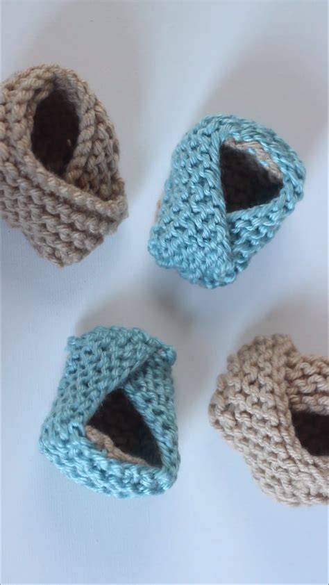 Easy Baby Booties Knitting Pattern Ariana Valdez Homenosy