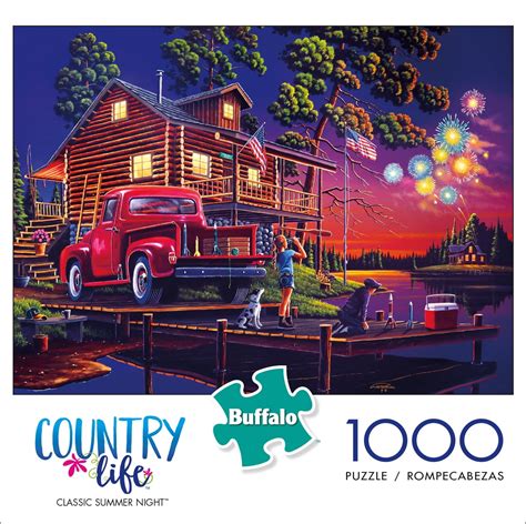 Buffalo Games Country Life Classic Summer Night 1000 Pieces Jigsaw