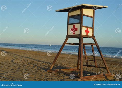 Lifeguard Tower Stock Photo Image Of Waves Safety Help 99609738