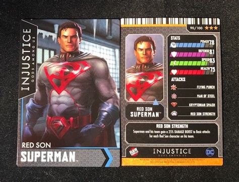 injustice arcade dave  busters gold card  red son