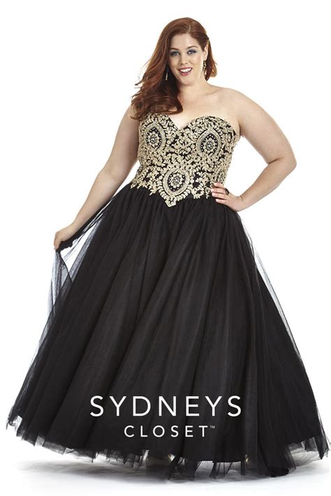 Book in for an exclusive styling session in our sydney showroom. Sydneys Closet SC6010 Plus Size Beaded Prom Dress - French ...