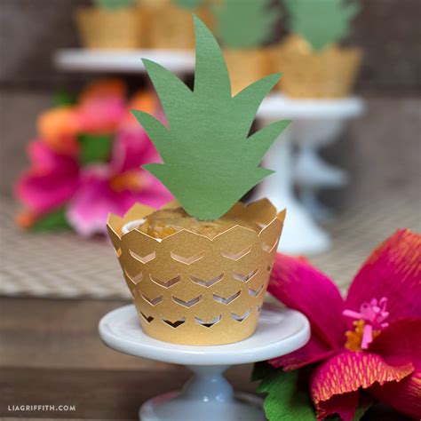 Pineapple Cupcake Decorations Lia Griffith