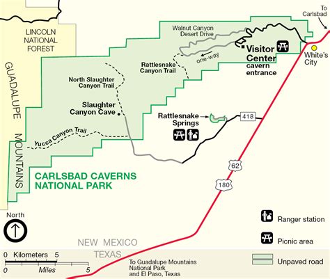 Map Of Carlsbad Caverns System