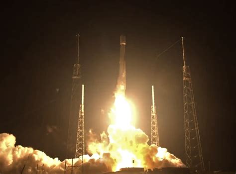 Spacex Falcon 9 Rocket Launches Telstar 19v Satellite And Lands On