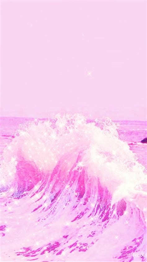 Pink Aesthetic Waves Magenta Ocean Hd Phone Wallpaper Pxfuel